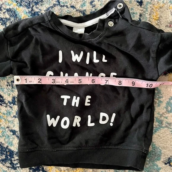H&M Baby Girls Crewneck Sweatshirts Size 9 Months - Picture 6 of 8